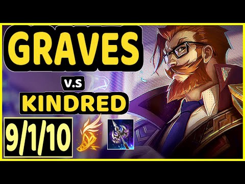 BONNIE (GRAVES) vs KINDRED - 9/1/10 KDA JUNGLE GAMEPLAY - KR Ranked GRANDMASTER