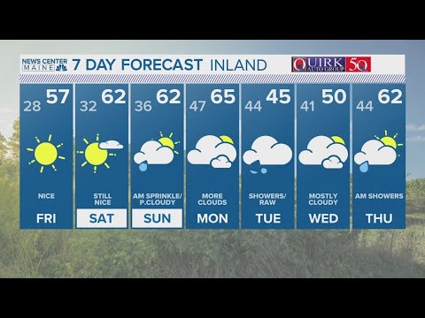 NEWS CENTER Maine Weather Video Forecast