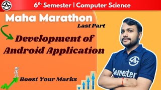Download the video "Development of Android Application | 6th Semester Computer Science | Maha Marathon Part-3"