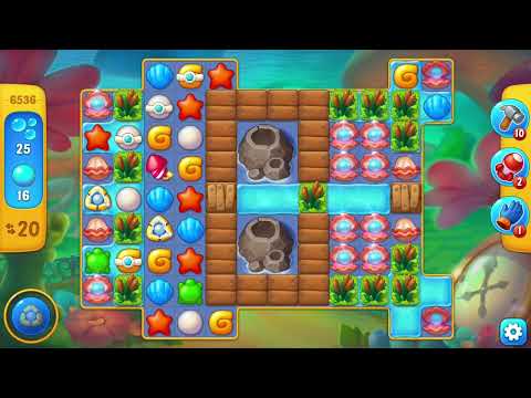 [FISHDOM Walkthrough] Level 6536 Hard (Qua màn - Fishdom)