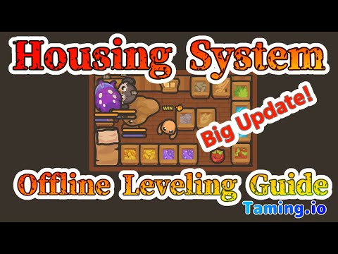Taming.io – BIG UPDATE: Housing System & Offline Leveling (Feeding, Room Decorating, Crates)