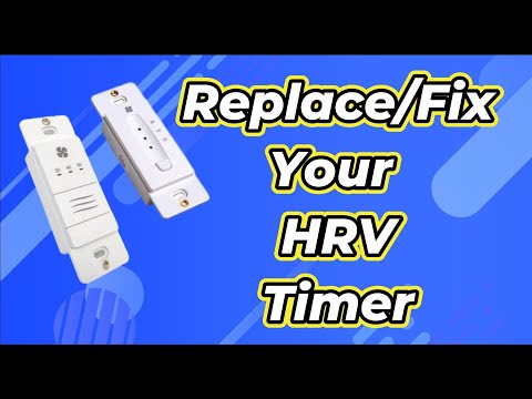 How To Replace / Fix Your HRV 99-DET01 Fan Timer