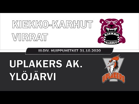 III Div. Highlights | Kiekko-Karhut vs. Uplakers Ak. | 31. Loka 2020