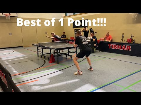 Pongfinity-Star Miika O'Connor vs german defender Markus Grothe - The joker for 1 point duel! 🏓