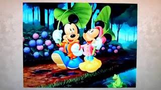 Disney Mickey y Minnie Mouse Puzzle Clementoni Juegos Rompecabezas Jigsaw Juego para niños Juguetes