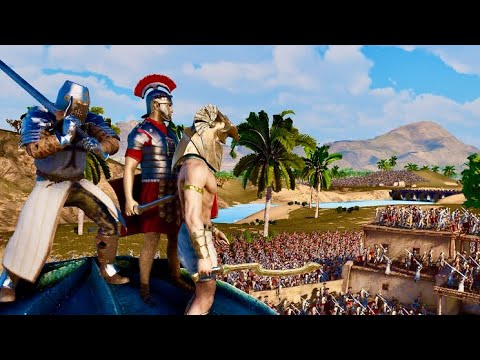 Alliance of Humans vs 200,000 Evil Army - UEBS 2 - Ultimate Epic Battle Simulator 2
