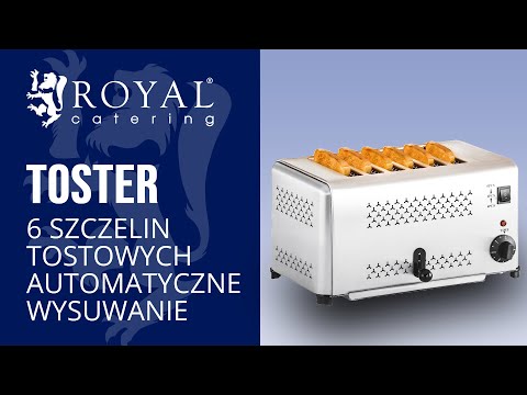 Video - Toster - na 2 / 4 / 6 tostów