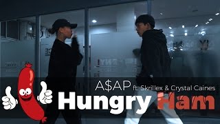 A$AP ft. Skrillex & Crystal Caines - Hungry Ham (Dance. J-fire)