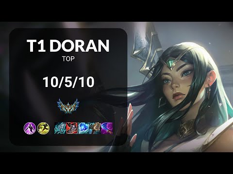 T1 Doran Irelia vs Jax TOP - KR CHALLENGER Patch 15.4