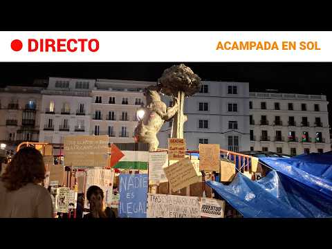🔴DIRECTO | Continúa la acampada en la Puerta del Sol de Madrid | RTVE Noticias