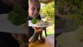 דג שלם בכיסוי מלח בגריל מעשנה החיצוני של נינגה בשיתוף ממומן שריג אלקטריק היבואן הרישמי של נינגה