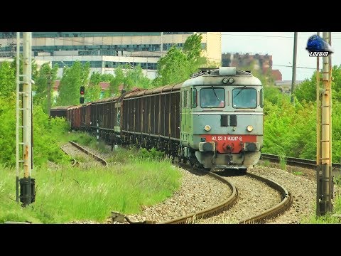 060-DA/LDE2100 60-1317-6 & Marfar CFR MARFA Freight Train in Oradea Est Triaj - 08 May 2017
