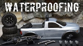 Waterproofing an Axial SCX10: Bearings, Receiver, ESC, Servo