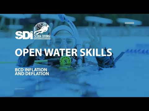 How To Perform BCD Inflation and Deflation at Surface and at Depth - SDI Open Water Skills