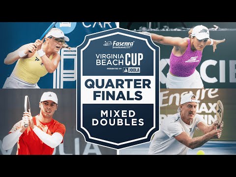 Waters/Johns v Parenteau/Newman at the Fasenra Virginia Beach Cup presented by Joola