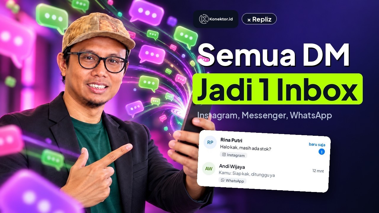 Cara hubungkan Repliz ke Konektor dalam 1 menit