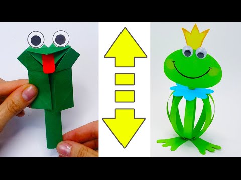 Crazy Frog Moving paper TOYS Easy paper crafts