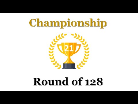 Round of 128 - 2021 Championship - vs Magyi