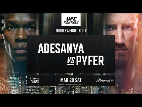 UFC Seattle: Adesanya vs. Pyfer Odds Courtesy of MyBookie