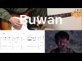 juan karlos - Buwan (guitar cover with tabs & chords)