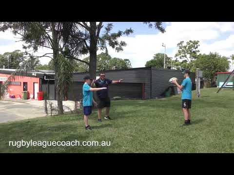 RUGBY LEAGUE Skills to do alone ONE HAND PASS