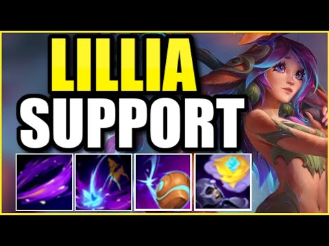 (GLOBAL POKE WTF?) LILLIA SUPPORT FULL GAMEPLAY! | FULL MATCH OF THE *NEW* CHAMPION "LILLIA"