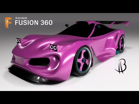 Car Design Speedrun 10 - Using Autodesk Fusion 360 - stance