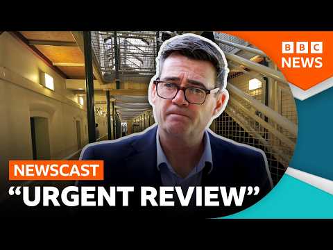 Why has UK Prime Minister Andy Burnham paused plans to release some prisoners early?  BBC Newscast