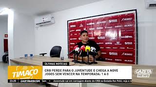 EDUARDO BARROCA TÉCNICO DO CRB - COLETIVA - JUVENTUDE 1 X 0 CRB - 18-04-26