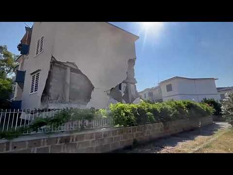 Video Thumbnail: Video shows damage after Naples earthquake injures 26