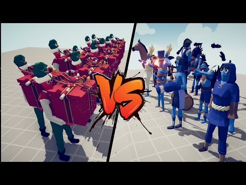 PRESENT ELF Vs LEGACY TEAM Totally Accurate Battle Simulator TABS