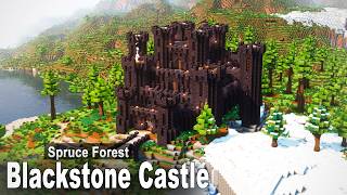 Minecraft: How to build a Blackstone Castle | Tutorial Part 1