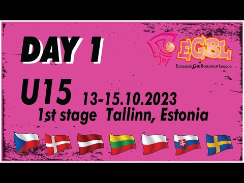 DAY1 11.00 BS Riga/Centrs - KFUM Blackebergs , Oct 13th | EGBLU15 stage1 2023/24 Hall 2