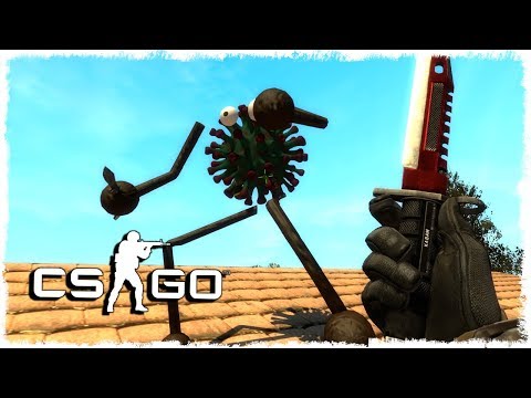 ТРОЛЛЬ БАНАН vs ВИРУС МАНЬЯК В CS:GO!!!