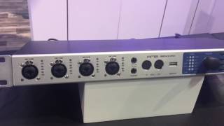 Video thumbnail for Namm 2017: RME Fireface UFX II by Musikersajten Studio