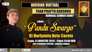 Download lagu LIVE WAYANG VIRTUAL - *KI HARI NOTO CARITO* Lakon Pandu Swargo. mp3