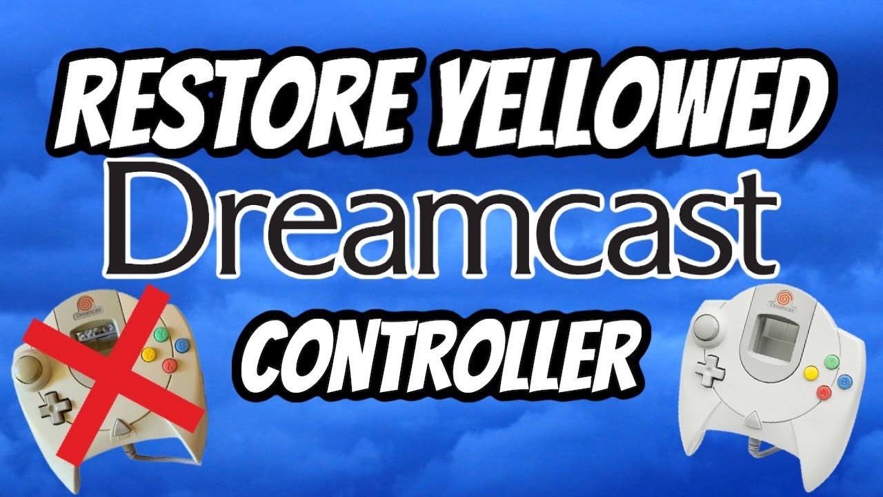Restore A Yellowed Sega Dreamcast Controller | Gaming Restoration Guide | RetroPie Guy