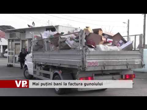 Mai puțini bani la factura gunoiului