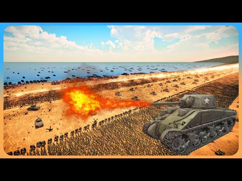 Can Minefield Beach Still Hold 10 MILLION MONSTERS Without 5 TANKS? - UEBS 2 (4K)