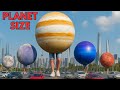 What If Planets Walked Planet Size Comparison In First Person View Solar System Size