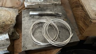 Live Crafting of 2mm Sterling Silver Court Rings from Quench-Free Wire at Roberts &amp; Co