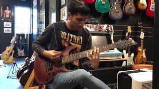 Video thumbnail for Schecter Omen 7 in Walnut Metalcore demo! by Nafiri Music Jakarta