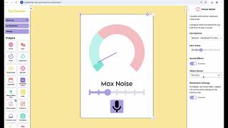 Top Teacher Noise Meter Digi-Tool Settings