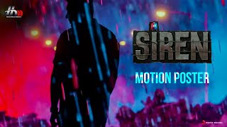 Siren - Motion Poster  Jayam Ravi Keerthy Suresh  