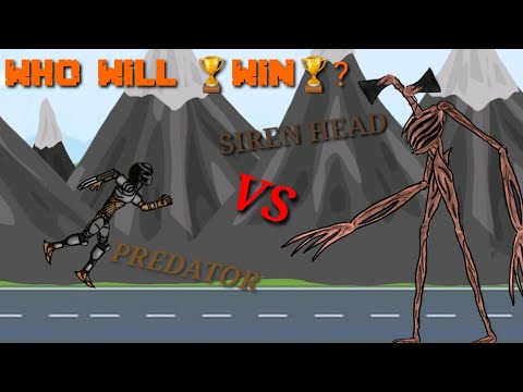 Predator Vs Siren Head | Fighting animation | Epic Horror Death Battle!