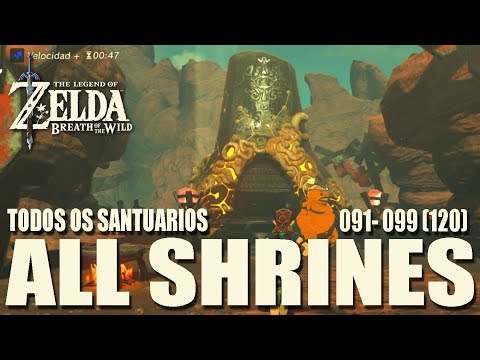 ZELDA BREATH OF THE WILD - TODAS AS SHRINES 13/15 ELDIN TOWER