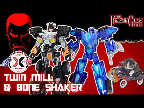 BURNIN' OMELETS! | Hotwheels/Transformers TWIN MILL & BONE SHAKER: EmGo's Reviews