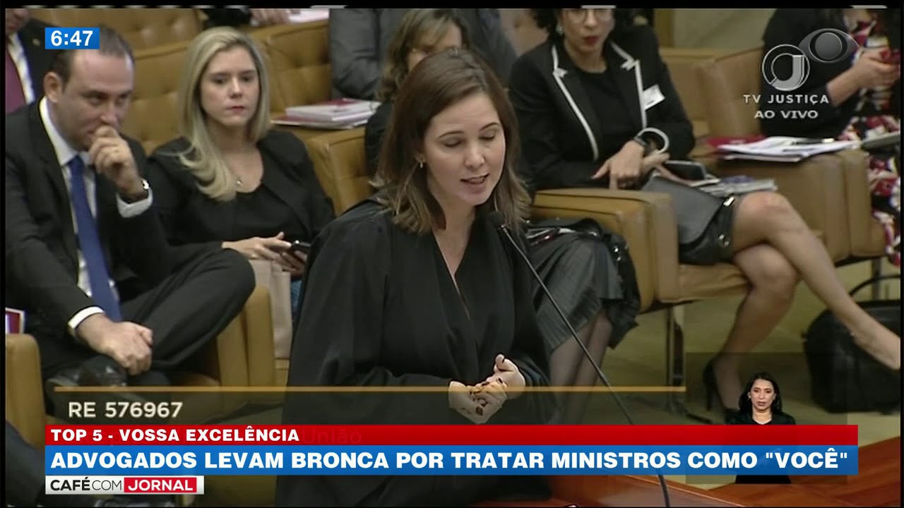 Advogados levam bronca por tratar ministros do STF informalmente