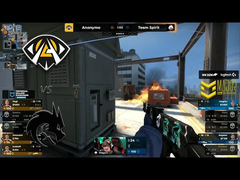 Anonymo vs Spirit | PGL Major Antwerp 2022 Europe RMR B