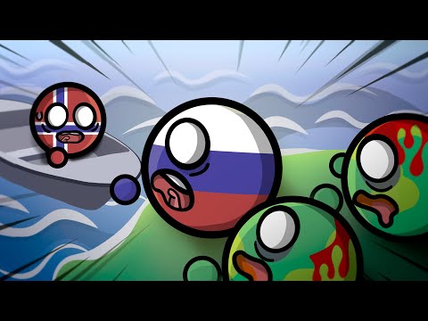 Зомби Апокалипсис в CountryBalls | Норвегия Помогает России? #3